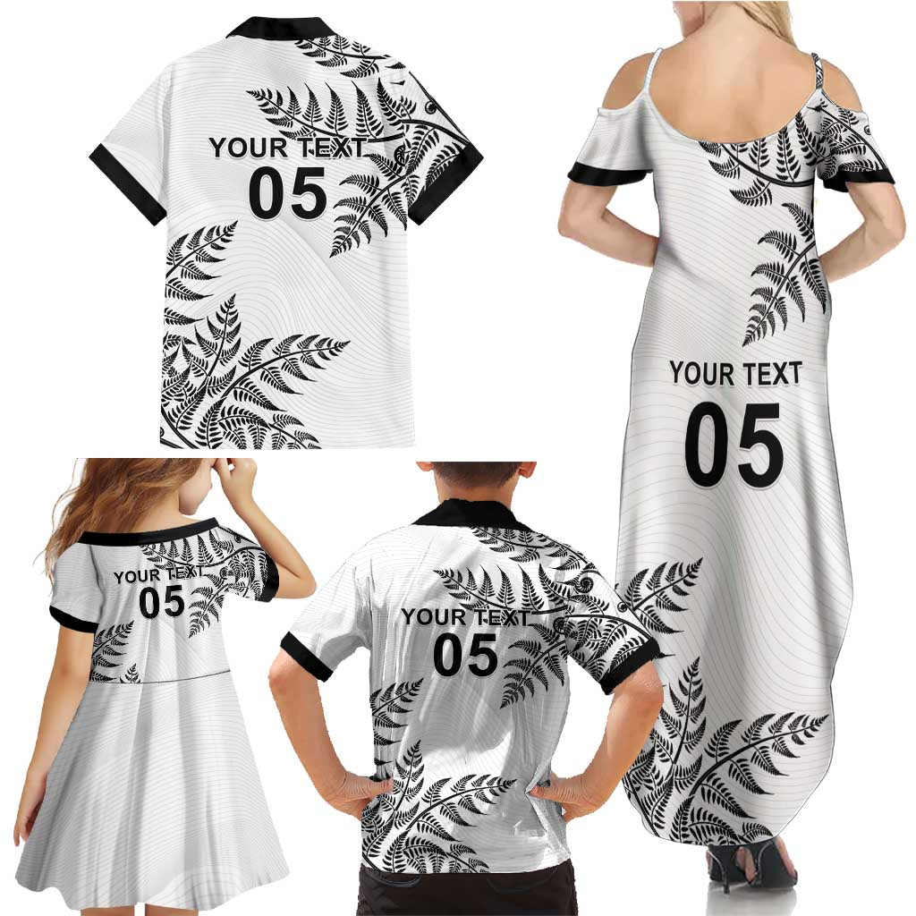 Custom New Zealand Football Family Matching Summer Maxi Dress and Hawaiian Shirt Aotearoa Pride LT05 - Polynesian Pride
