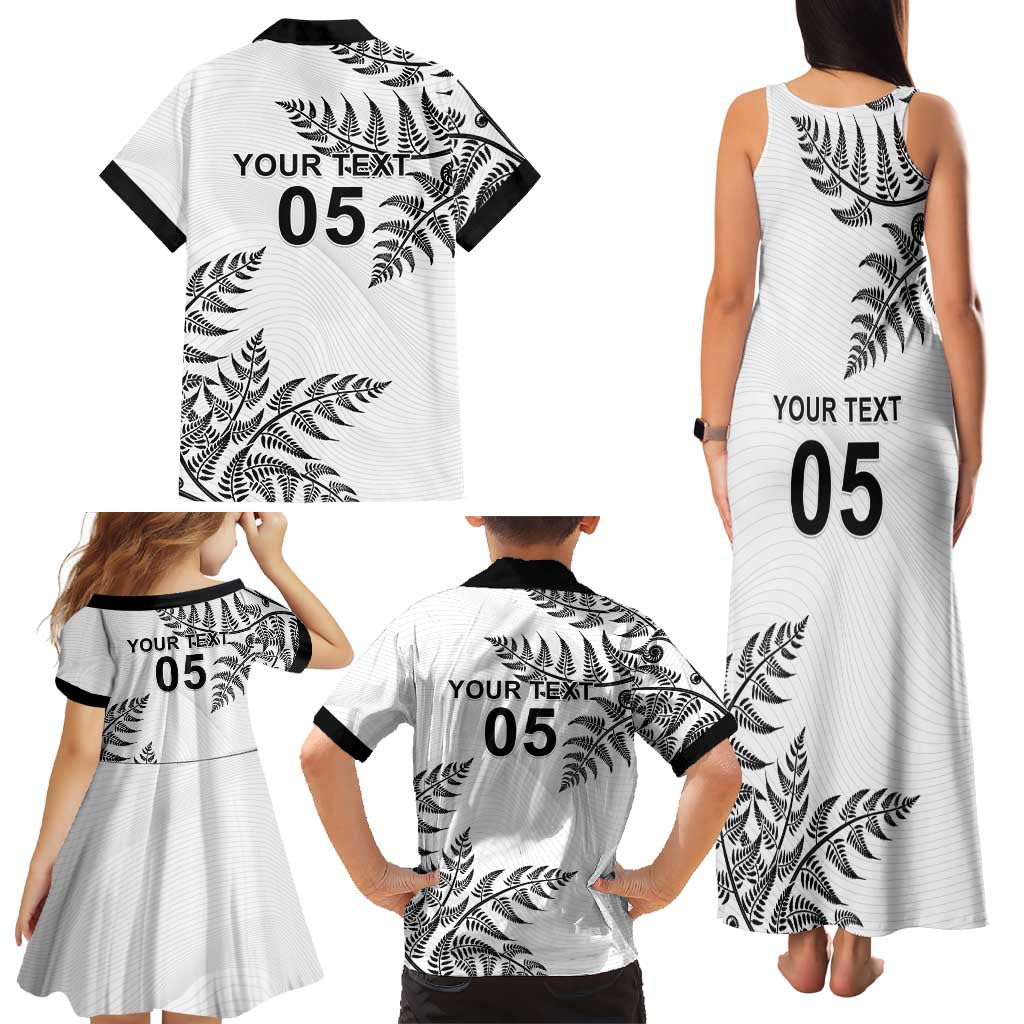 Custom New Zealand Football Family Matching Tank Maxi Dress and Hawaiian Shirt Aotearoa Pride LT05 - Polynesian Pride
