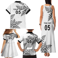 Custom New Zealand Football Family Matching Tank Maxi Dress and Hawaiian Shirt Aotearoa Pride LT05 - Polynesian Pride
