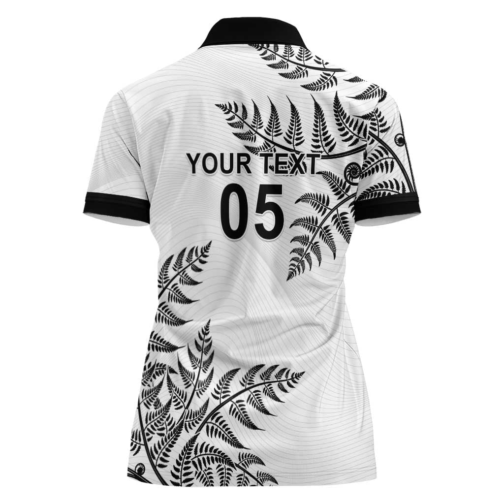 Custom New Zealand Football Women Polo Shirt Aotearoa Pride - Polynesian Pride