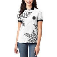 Custom New Zealand Football Women Polo Shirt Aotearoa Pride - Polynesian Pride