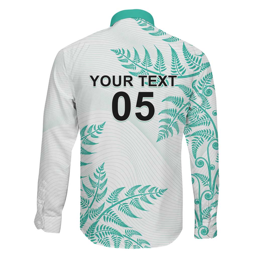 Custom New Zealand Football Family Matching Mermaid Dress and Hawaiian Shirt Aotearoa Pride Aqua Version LT05 - Polynesian Pride