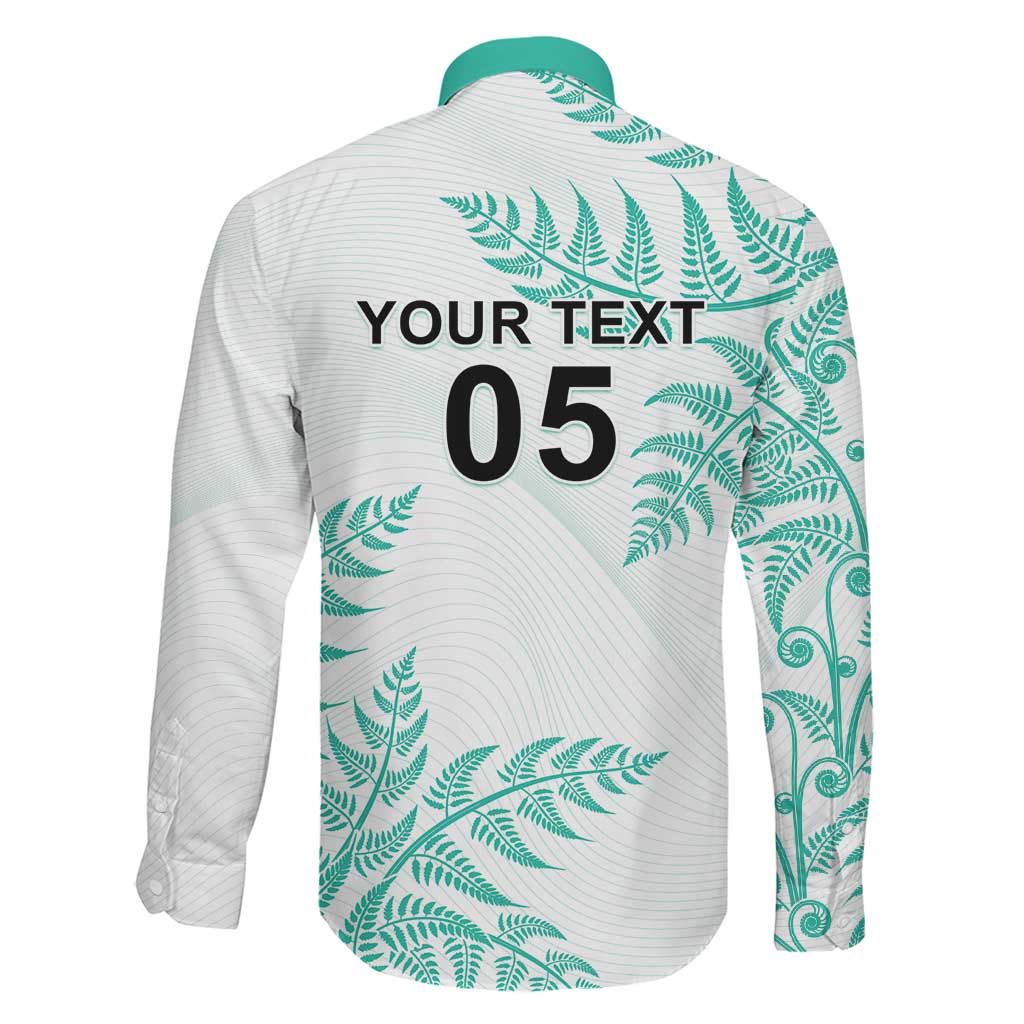 Custom New Zealand Football Family Matching Off Shoulder Short Dress and Hawaiian Shirt Aotearoa Pride Aqua Version LT05 - Polynesian Pride