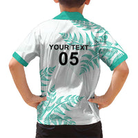 Custom New Zealand Football Family Matching Tank Maxi Dress and Hawaiian Shirt Aotearoa Pride Aqua Version LT05 - Polynesian Pride