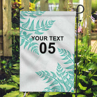 Custom New Zealand Football Garden Flag Aotearoa Pride Aqua Version LT05 Garden Flag Aqua - Polynesian Pride