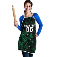 Custom New Zealand Fishing Apron Maori Tribal Pattern - Polynesian Pride