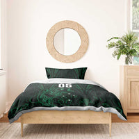 Custom New Zealand Fishing Bedding Set Maori Tribal Pattern - Polynesian Pride