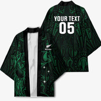 Custom New Zealand Fishing Kimono Maori Tribal Pattern - Polynesian Pride