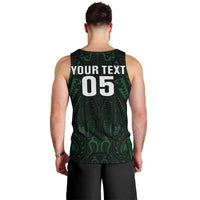 Custom New Zealand Fishing Men Tank Top Maori Tribal Pattern LT05 - Polynesian Pride