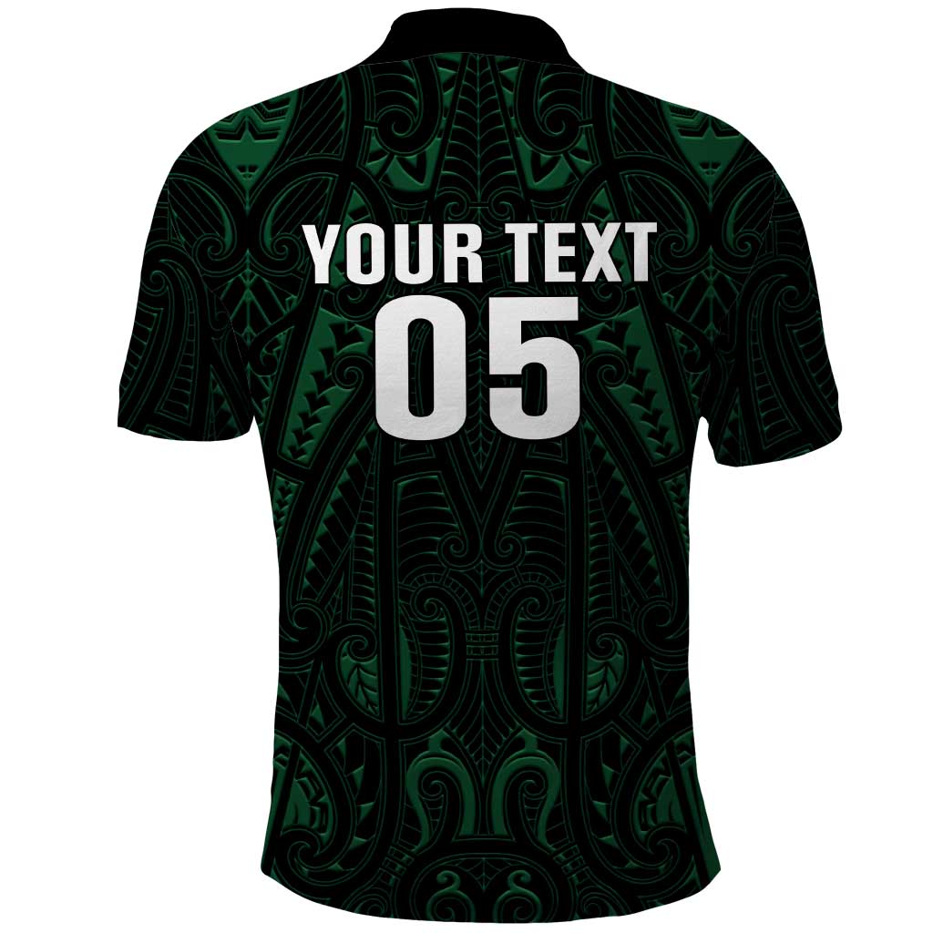 Custom New Zealand Fishing Polo Shirt Maori Tribal Pattern - Polynesian Pride