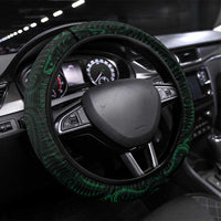 New Zealand Fishing Steering Wheel Cover Maori Tribal Pattern - Polynesian Pride