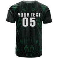 Custom New Zealand Fishing T Shirt Maori Tribal Pattern - Polynesian Pride