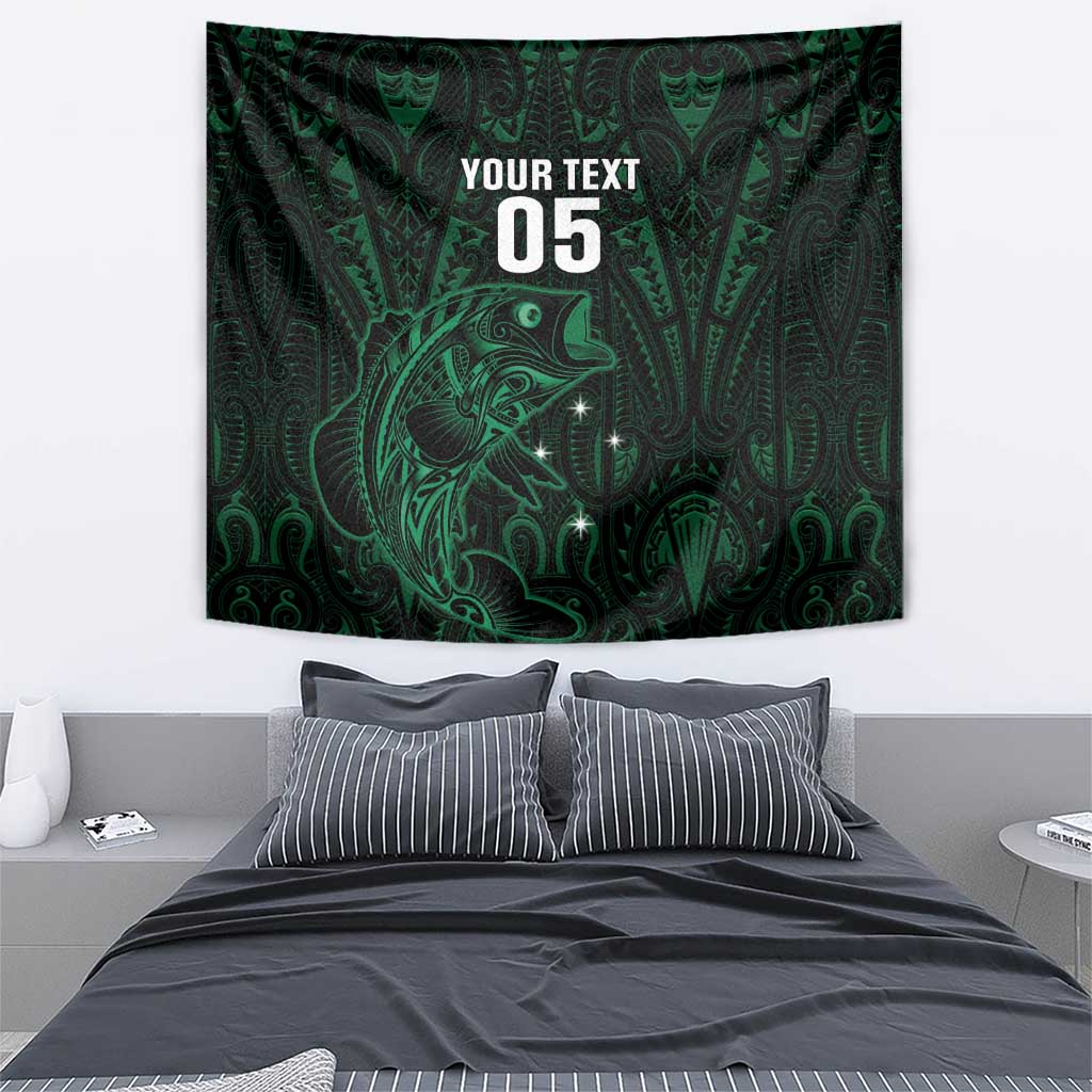 Custom New Zealand Fishing Tapestry Maori Tribal Pattern LT05 - Polynesian Pride