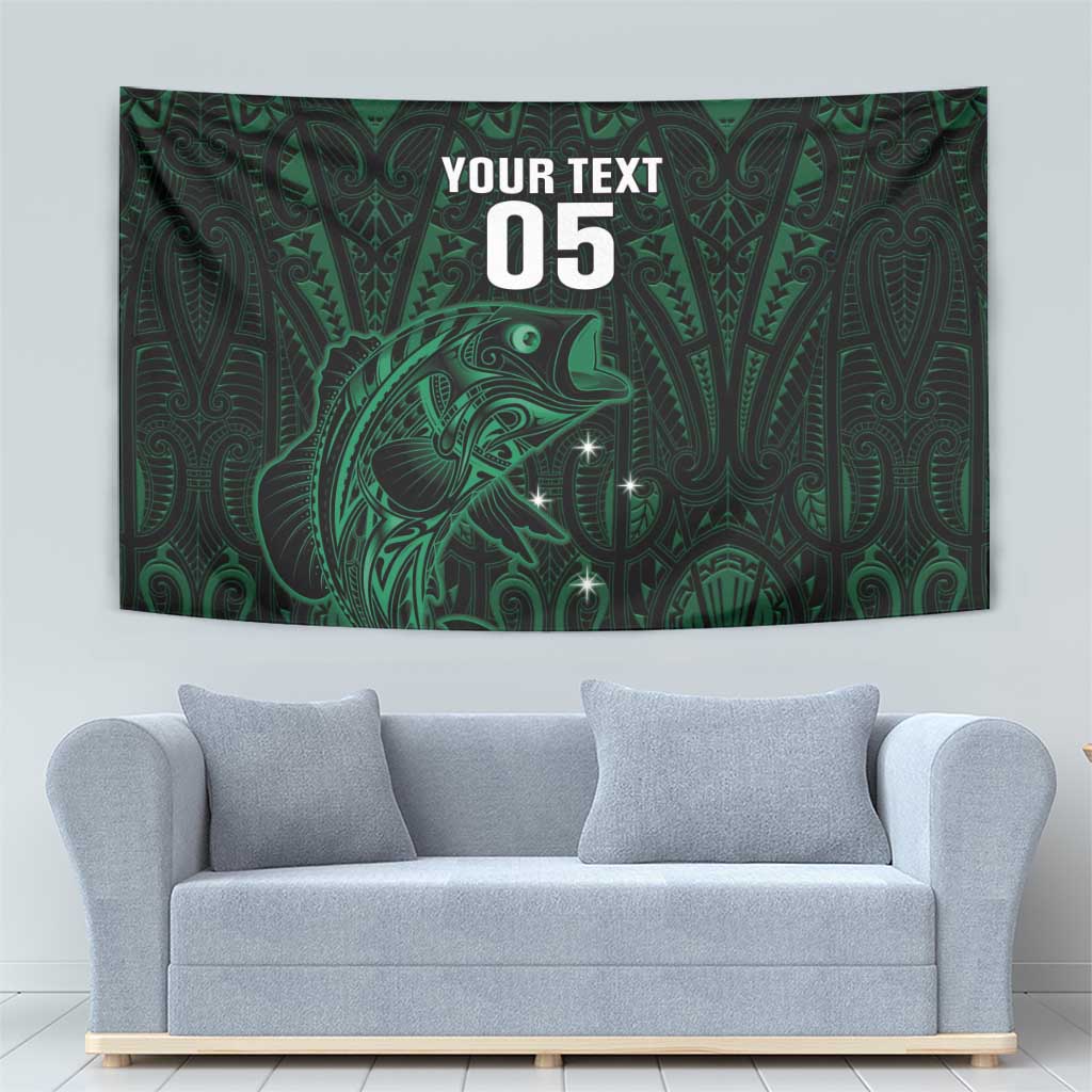 Custom New Zealand Fishing Tapestry Maori Tribal Pattern LT05 - Polynesian Pride