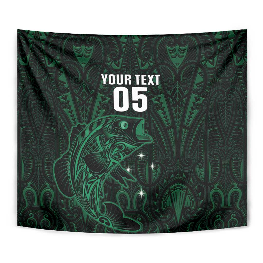 Custom New Zealand Fishing Tapestry Maori Tribal Pattern LT05 - Polynesian Pride