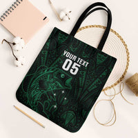 Custom New Zealand Fishing Tote Bag Maori Tribal Pattern - Polynesian Pride