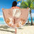 Hawaii Women's Day Beach Blanket With Polynesian Pattern