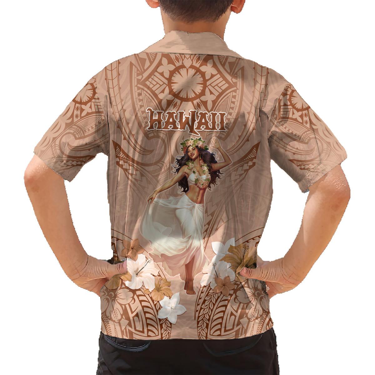 Hawaii Women's Day Kid Hawaiian Shirt With Polynesian Pattern LT05 - Polynesian Pride