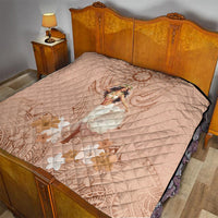 Hawaii Women's Day Quilt With Polynesian Pattern