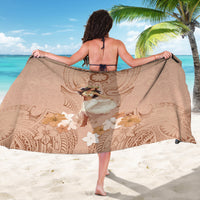 Hawaii Women's Day Sarong With Polynesian Pattern