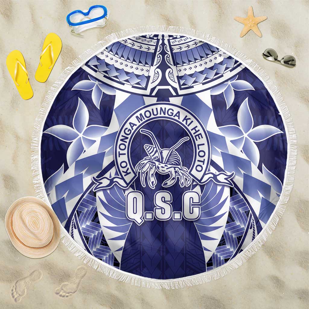 Tonga Queen Salote College Beach Blanket Centenary Navy Version