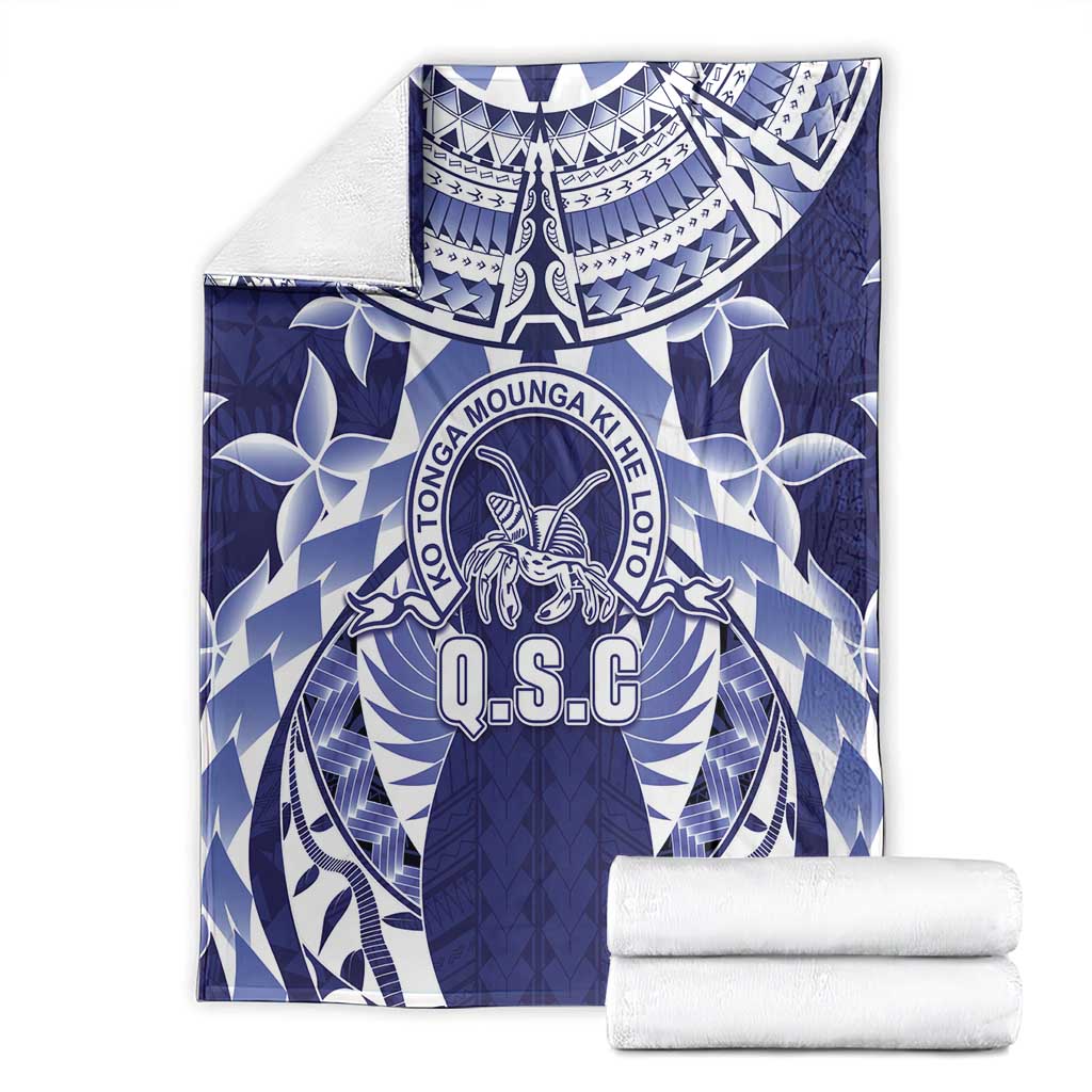 Tonga Queen Salote College Blanket Centenary Navy Version