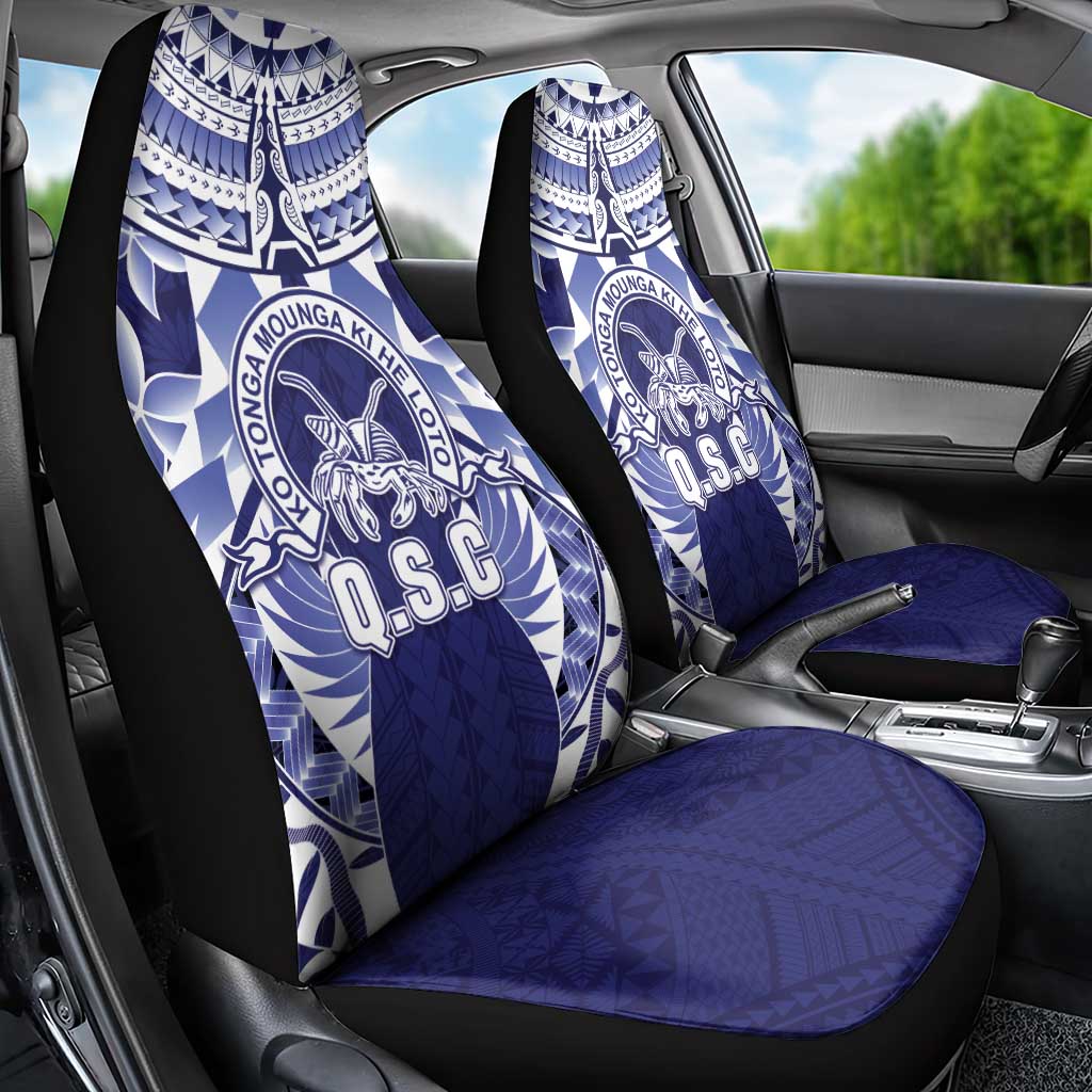 Tonga Queen Salote College Car Seat Cover Centenary Navy Version