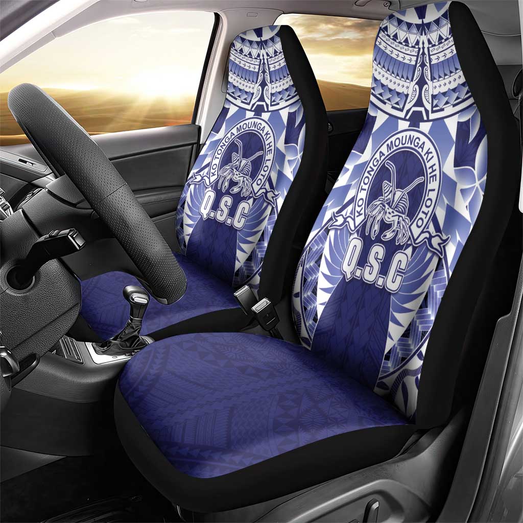 Tonga Queen Salote College Car Seat Cover Centenary Navy Version