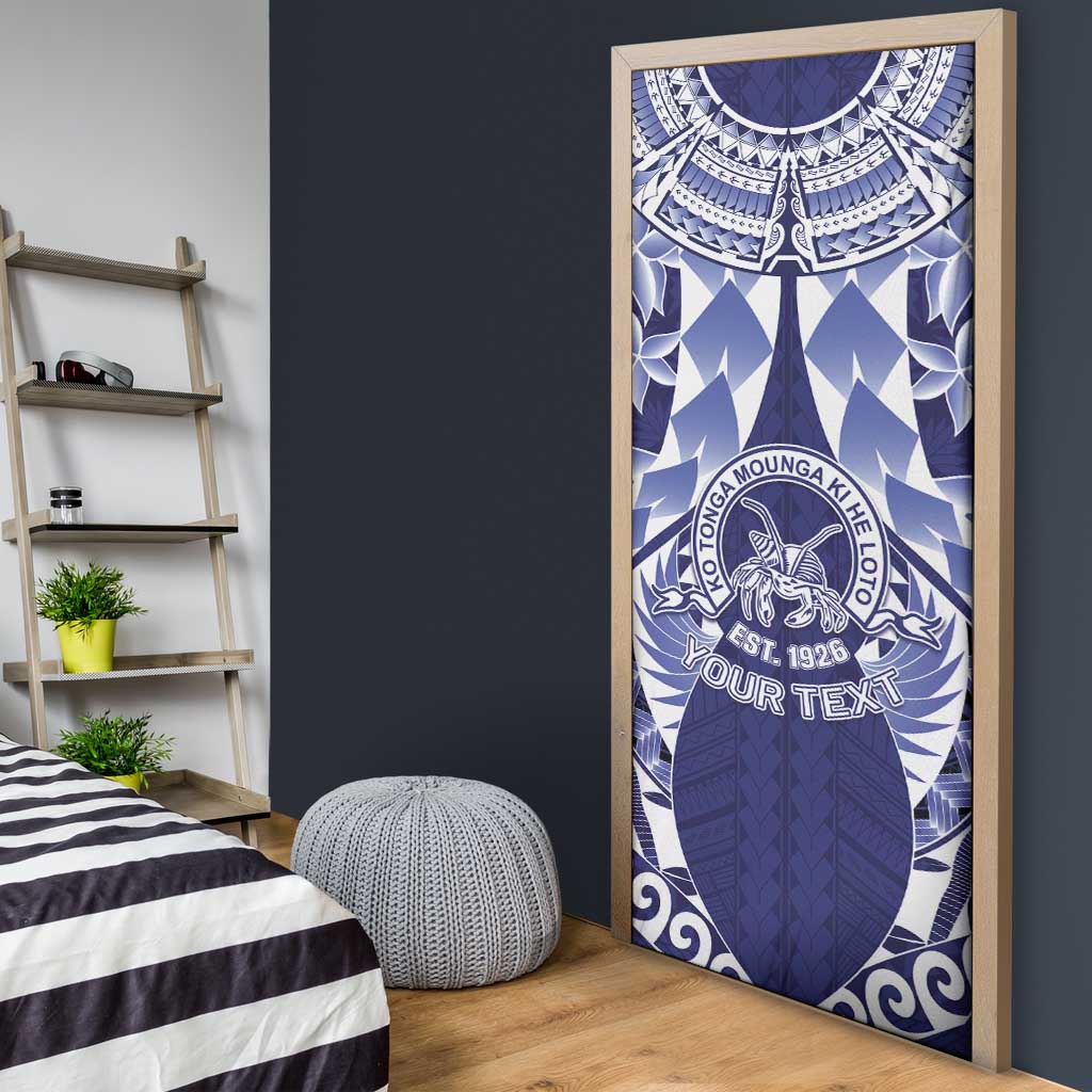 Personalised Tonga Queen Salote College Door Cover Centenary Navy Version