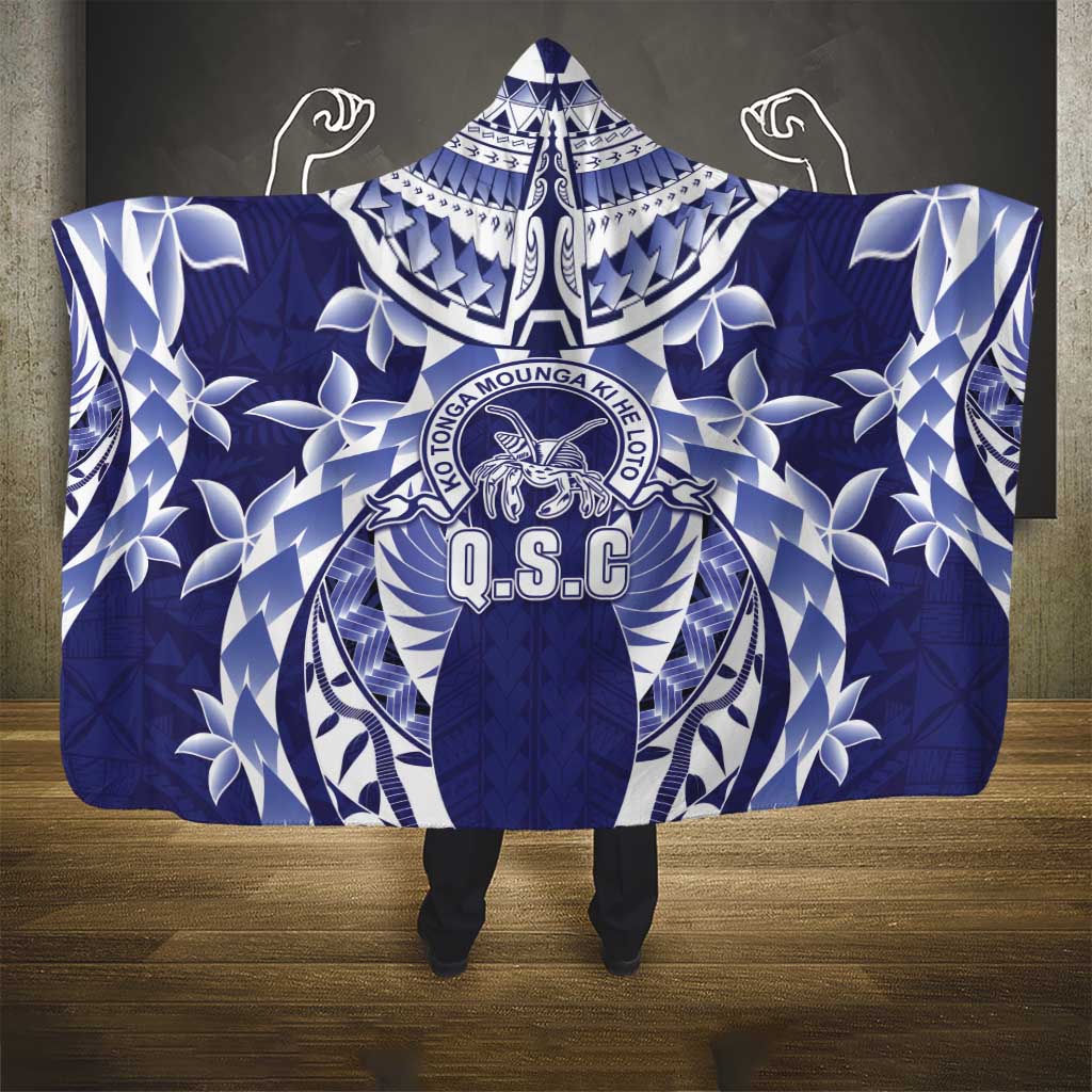 Tonga Queen Salote College Hooded Blanket Centenary Navy Version