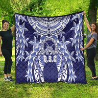 Tonga Queen Salote College Quilt Centenary Navy Version