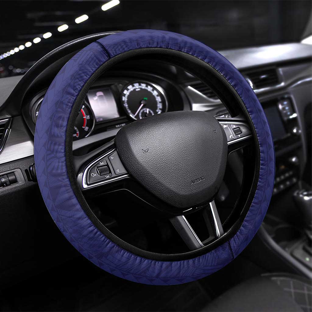 Tonga Queen Salote College Steering Wheel Cover Centenary Navy Version