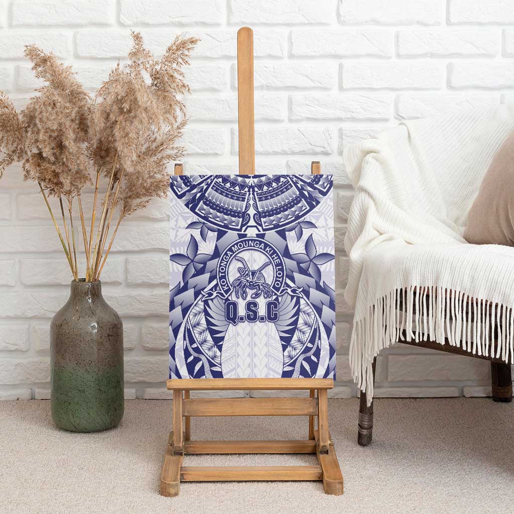Tonga Queen Salote College Canvas Wall Art Centenary White Version