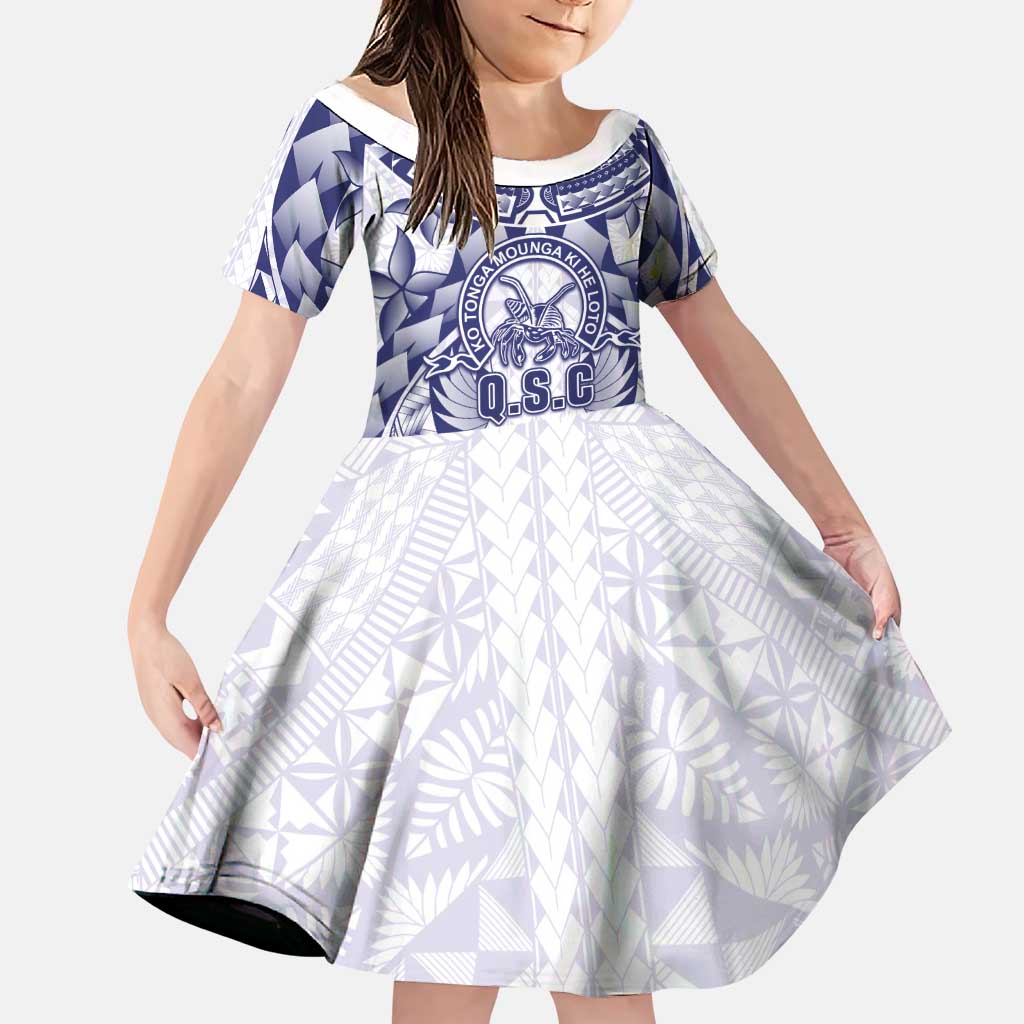 Personalised Tonga Queen Salote College Family Matching Mermaid Dress and Hawaiian Shirt Centenary White Version