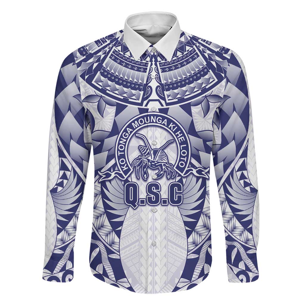 Personalised Tonga Queen Salote College Family Matching Off Shoulder Maxi Dress and Hawaiian Shirt Centenary White Version