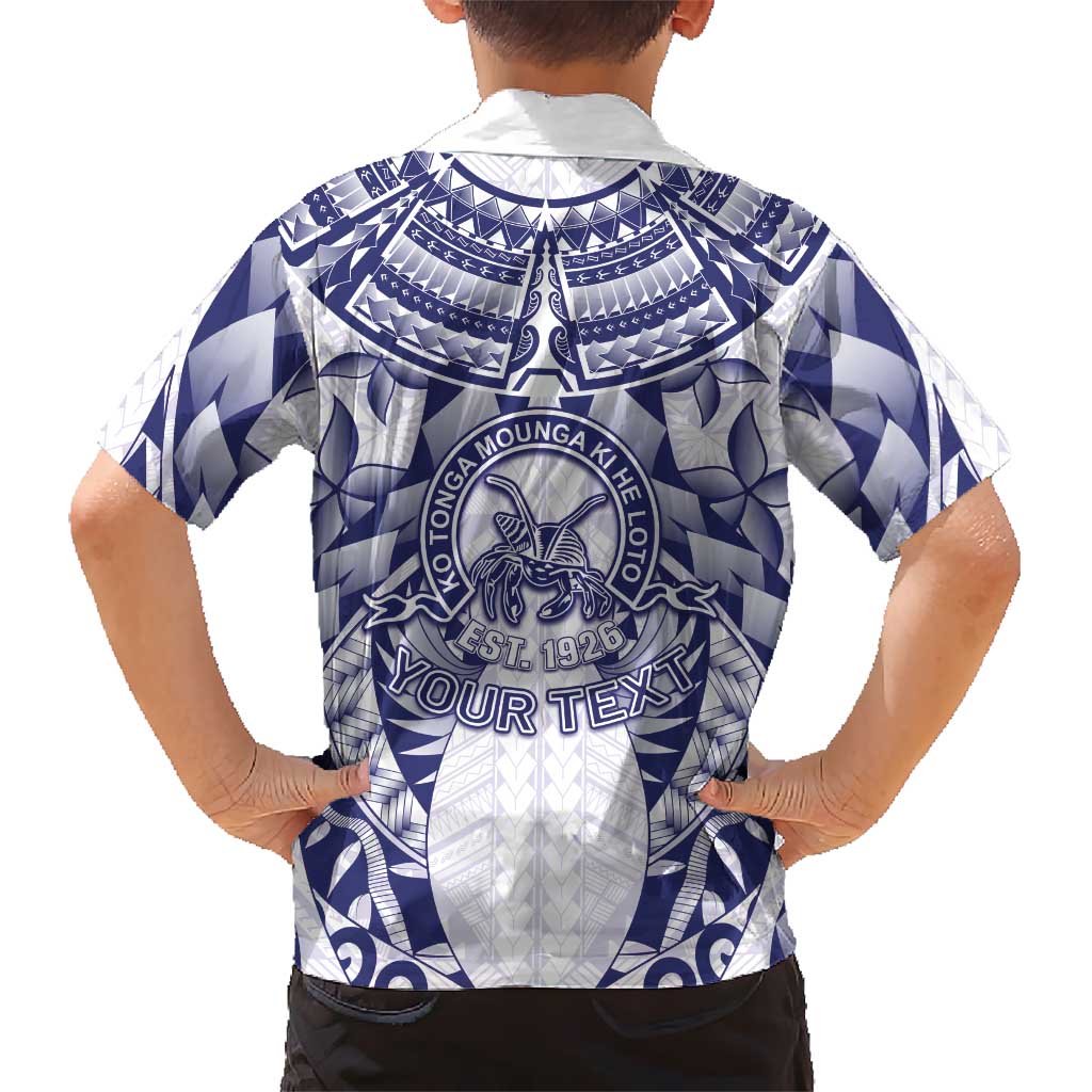 Personalised Tonga Queen Salote College Family Matching Summer Maxi Dress and Hawaiian Shirt Centenary White Version
