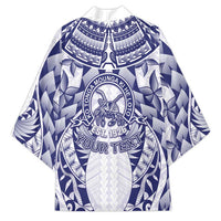 Personalised Tonga Queen Salote College Kimono Centenary White Version