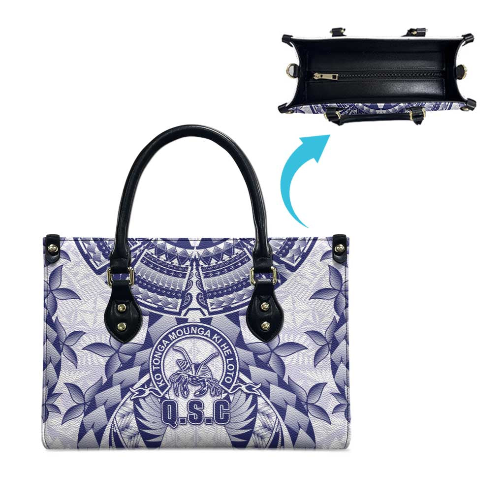 Tonga Queen Salote College Leather Bag Centenary White Version