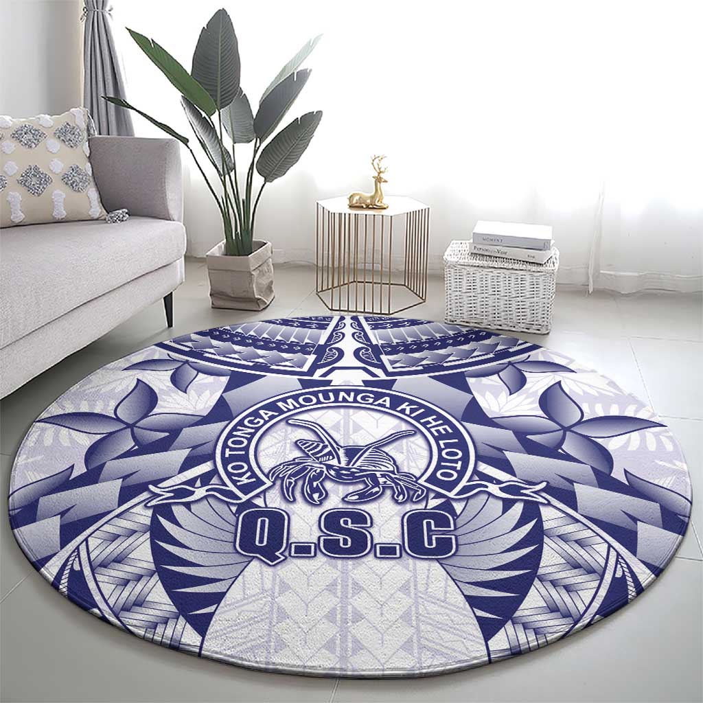 Tonga Queen Salote College Round Carpet Centenary White Version