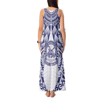 Personalised Tonga Queen Salote College Tank Maxi Dress Centenary White Version