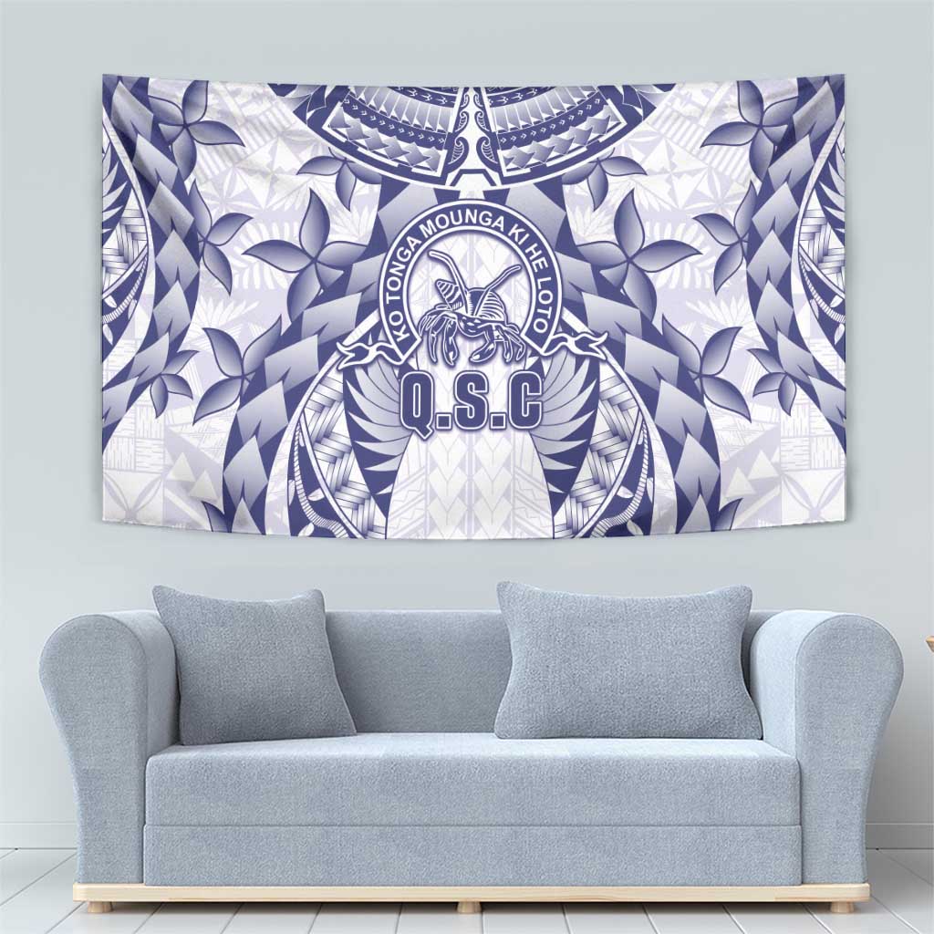 Tonga Queen Salote College Tapestry Centenary White Version