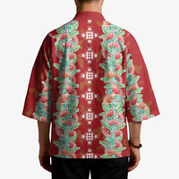 Hawaii Ohia Lehua Kimono Tropical Vibes Crimson