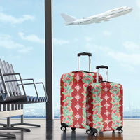 Hawaii Ohia Lehua Luggage Cover Tropical Vibes Crimson