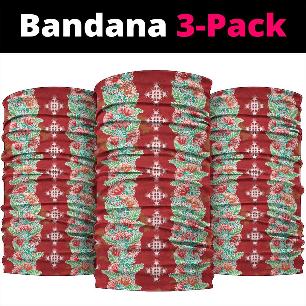 Hawaii Ohia Lehua Neck Gaiter Tropical Vibes Crimson