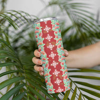Hawaii Ohia Lehua Skinny Tumbler Tropical Vibes Crimson