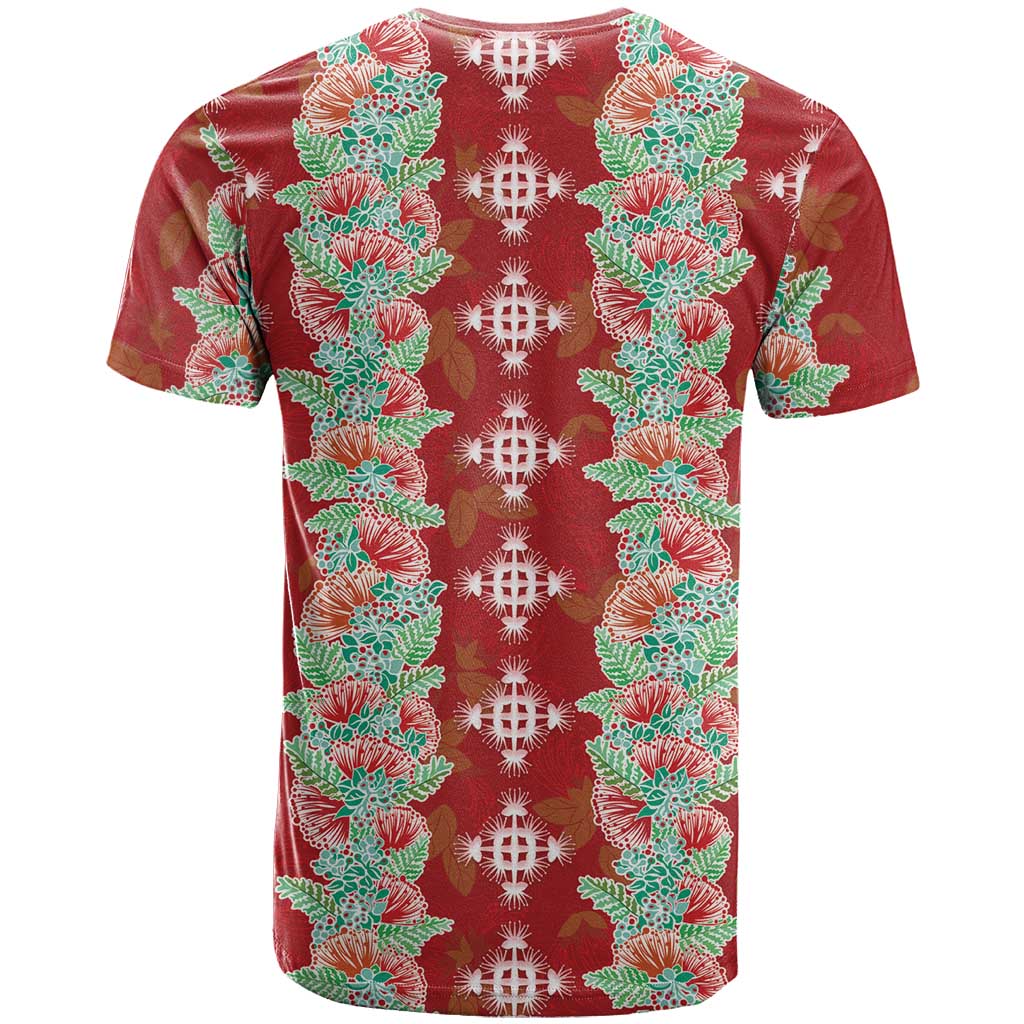 Hawaii Ohia Lehua T Shirt Tropical Vibes Crimson