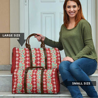 Hawaii Ohia Lehua Travel Bag Tropical Vibes Crimson