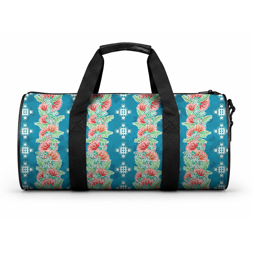 Hawaii Ohia Lehua Duffle Bag Tropical Vibes Teal LT05 One size Teal - Polynesian Pride