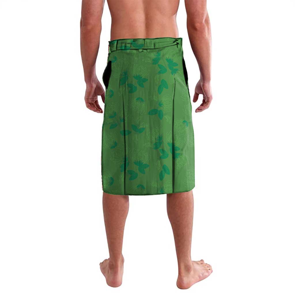Hawaii Ohia Lehua Lavalava Tropical Vibes Green