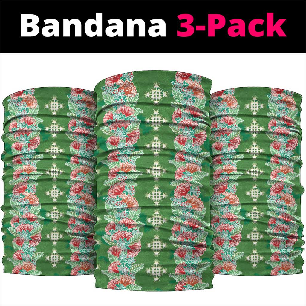 Hawaii Ohia Lehua Neck Gaiter Tropical Vibes Green